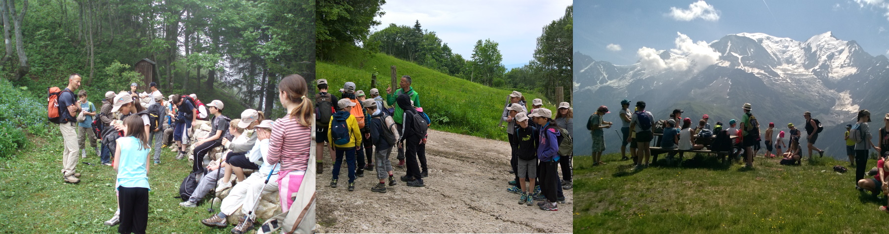 randonnées accompagnées pour les scolaires